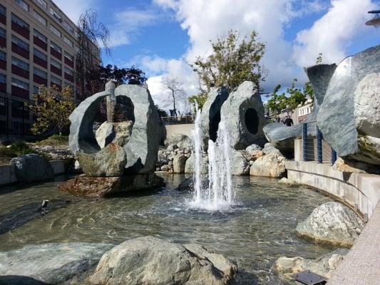 On your way to the park you'll see hints of what's to come...waste features and stone art.