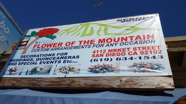 Flower Of The Mountain Sign