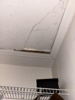 Hole in attic door