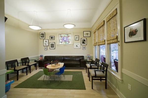 A view of our reception area.