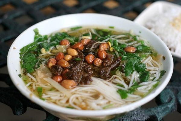 Hainan style Beef Rice Noodle Soup