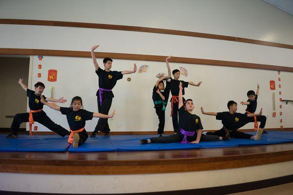 Chinese New Year Kung Fu Performance at Campbell Recreation Center