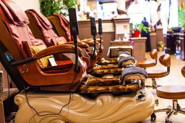 Our pedicure spa is completely SANITIZED after each and every client!