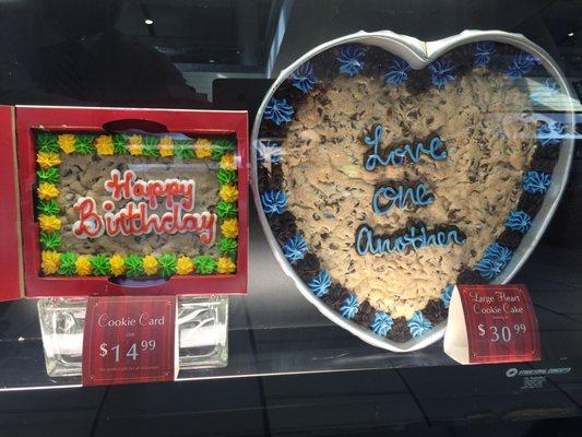 Cookie Card & 14" cookie cake