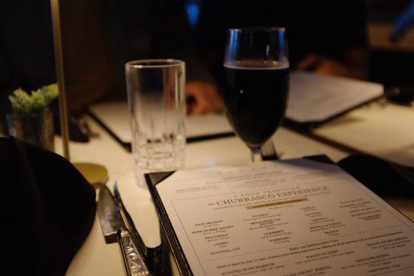 Dining table and beer