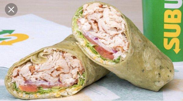 Rotisserie chicken Caesar wrap