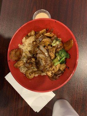 Hibachi Chicken & Shrimp Bowl