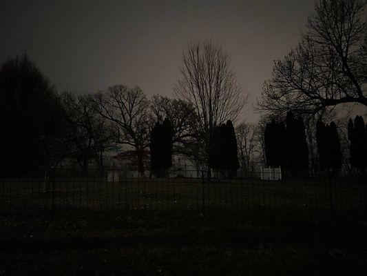 The cemetery we went to.