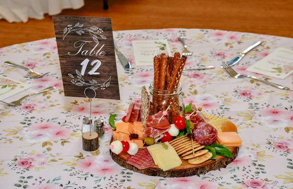 Charcuterie, centerpieces