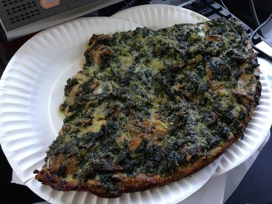 Two spinach slices. They are sooo good