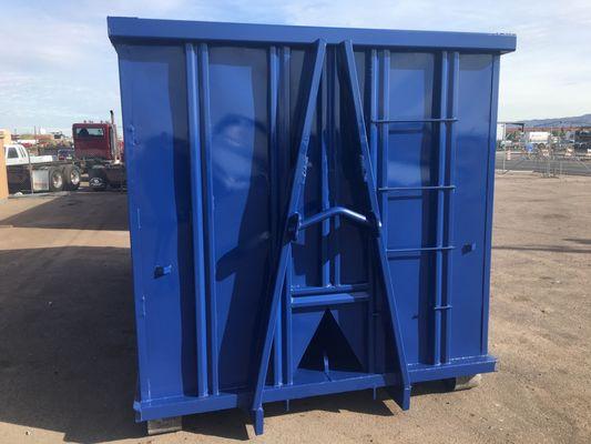 Hook Lift and Cable 40 Yard Rectangular Roll-Off Dumpster For Sale - Manufactured by Hambicki Products, LLC