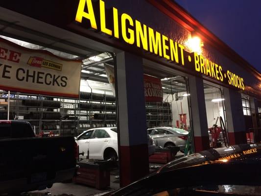 Tire center with a great attention to customer service