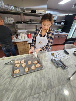 Yelp OCA Wendi K. from Seattle firing that pork!