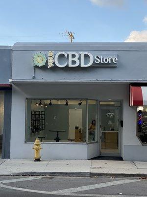 Your CBD Store frontage on Coral Way.