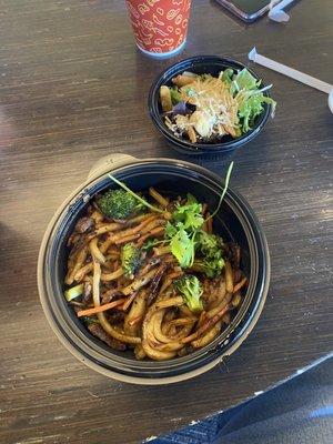 Japanese Pan Noodles with Marinated Steak