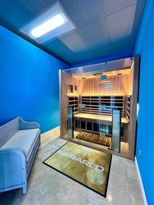 Infrared sauna!