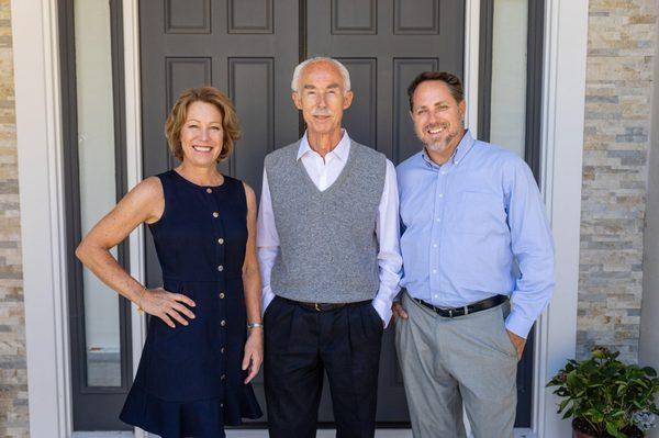 Henry Falkenstein & Associates Team Members (and Realtors): Angela, Henry and Paul.