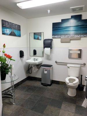 Clean restrooms