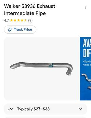 Intermediate Pipe Price