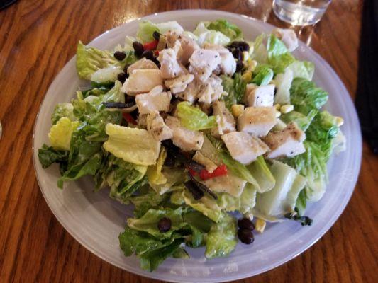 Southwest chicken caesar salad