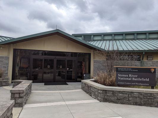 Entrance to the visitor center