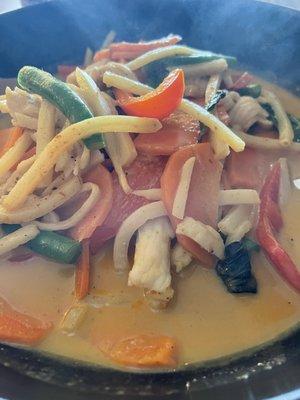 Red Curry with chicken