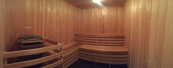 The new sauna (ladies)