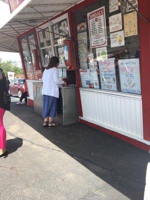 Ice cream window