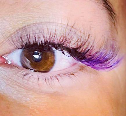 A little color on your lashes