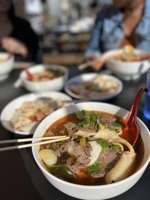 Beef M3. Beef Combo Malatang with hand-pulled noodles and mild spice - BOMB and spicy- loved it