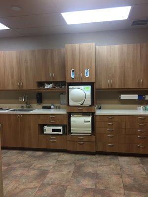 Updated OSHA compliant sterilization room