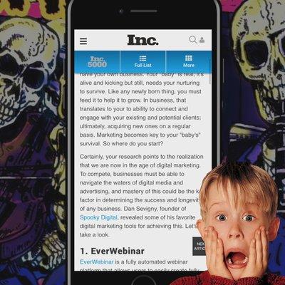 Spooky Digital featured in INC again! This time, we're teaching you about the 7 digital marketing tools MOST PEOPLE DON'T KNOW ABOUT.