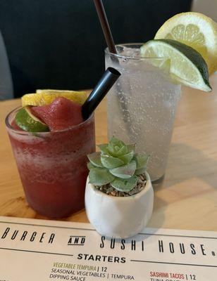 Non-Alc Specials: Frozen Blackberry Daiquiri & Lavender Limeade