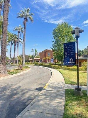 The entrance of the Rosemead campus