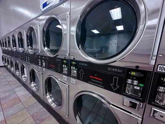 Great selection of dryers throughout the store