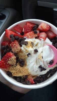 Cheesecake frozen yogurt