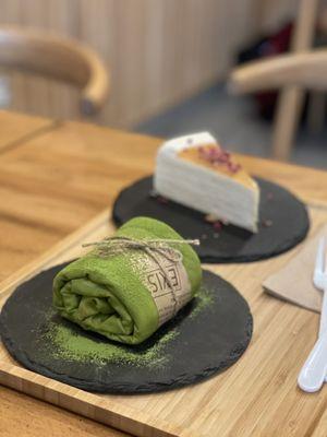 Matcha Matcha Redbean Towel Cake