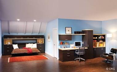 desk and murphy bed