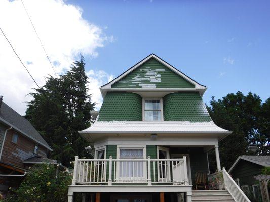 Historical home restoration project in Portland.