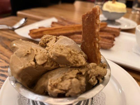 Hazelnut espresso ice cream