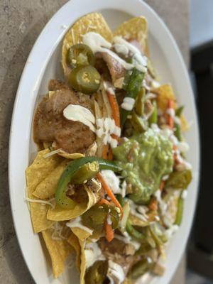 Nachos with chicken