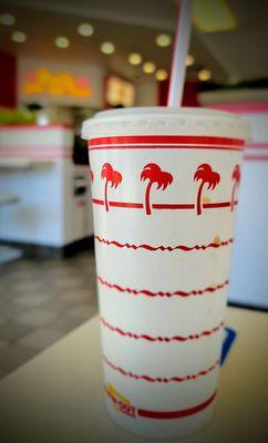 The famous IN N Out Palm Trees