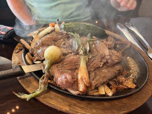 Carne Asada - asked to cook rare.  It was great!