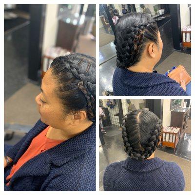 Cross braids