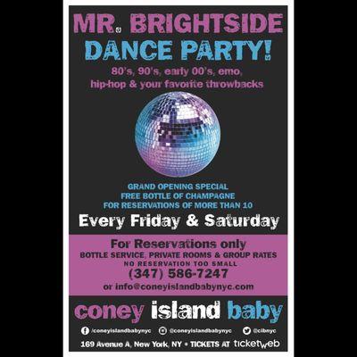 Mr. Brightside Launch Party!