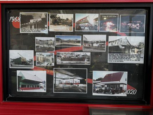 History of the Dairy Shack. It rebuilt in 2020 after burning down the year prior.