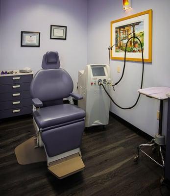 OC Dermatology VBeam Laser Room