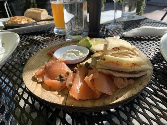 Salmon and shrimp dip