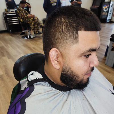 Taper with beard line up