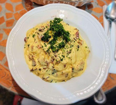 Spaghetti Saltati Alla Carbonara